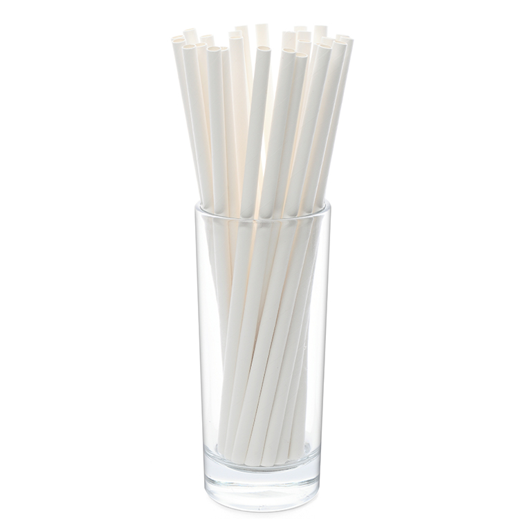 Pure color paper straw